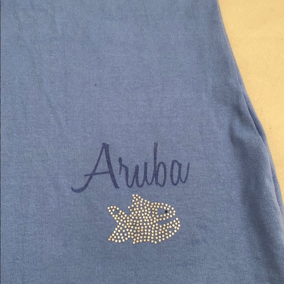 Pirana Joe blue sleeveless tank dress - Picture 11 of 11